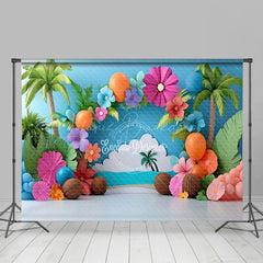 Lofaris Beach Hawaii Tropical Summer Photography Backdrop