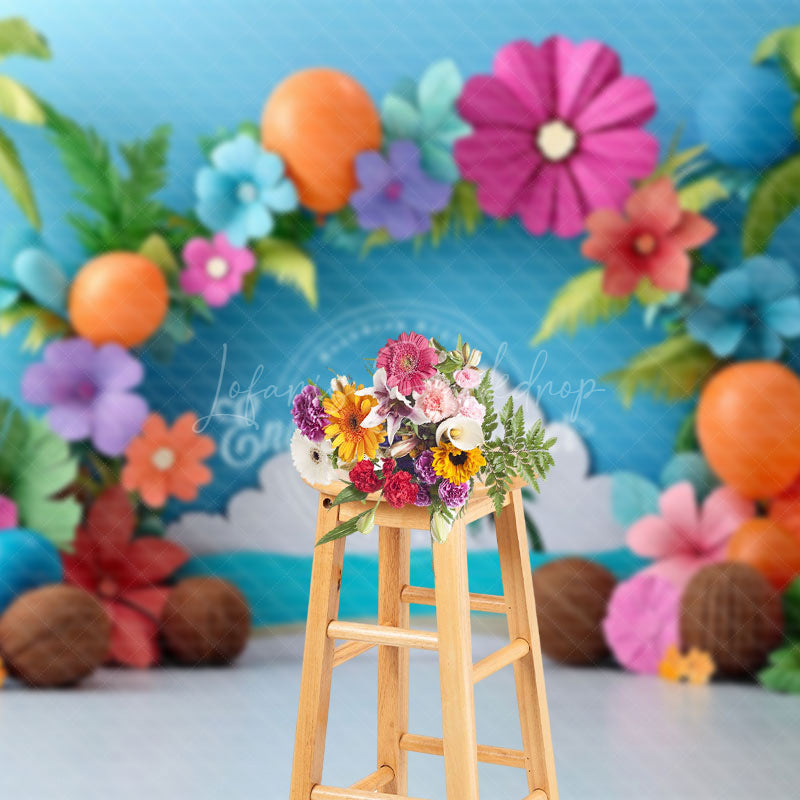 Lofaris Beach Hawaii Tropical Summer Photography Backdrop