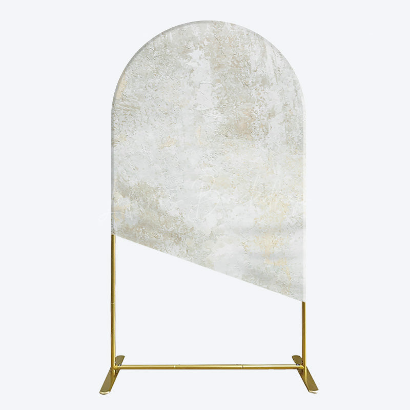 Lofaris Beige Yellow Retro Abstract Texture Arch Backdrop