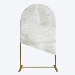 Lofaris Beige Yellow Retro Abstract Texture Arch Backdrop