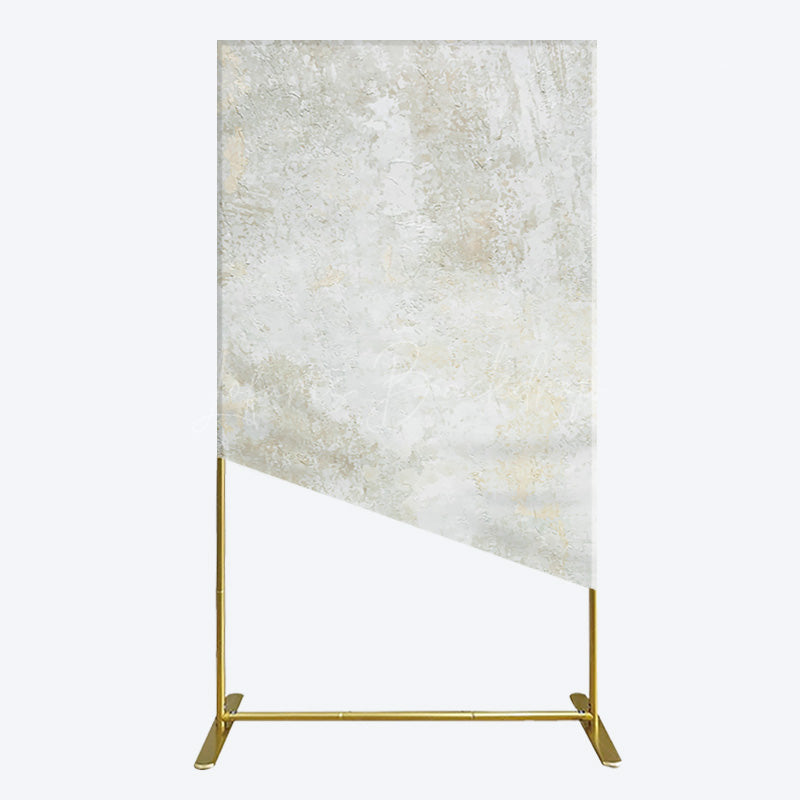 Lofaris Beige Yellow Retro Abstract Texture Rectangle Backdrop