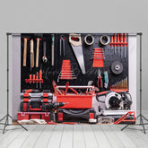 Lofaris Black And Red Series Tool Wall Panels Photo Backdrop