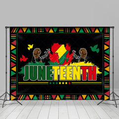 Lofaris Black Juneteenth Independence Day Photo Backdrop