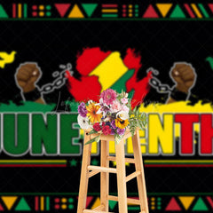 Lofaris Black Juneteenth Independence Day Photo Backdrop