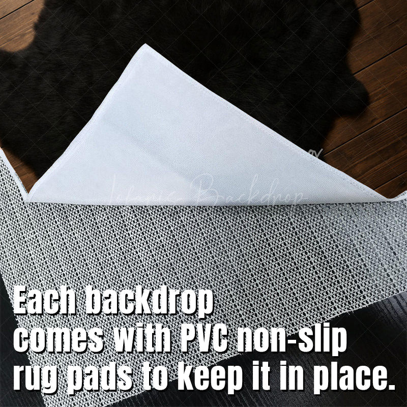 Lofaris Black Wool Carpet Fabric Floor Backdrop For Photo
