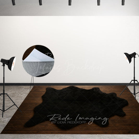 Lofaris Black Wool Carpet Fabric Floor Backdrop For Photo