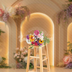 Lofaris Blooming Floral Arch Wall Boho Wedding Backdrop
