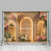 Lofaris Blooming Floral Arch Wall Boho Wedding Backdrop