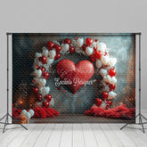 Lofaris Blue Abstract Wall Balloon Arch Romantic Backdrop