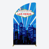 Lofaris Blue Rays Building City Las Vegas Casino Half Moon Arch Backdrop