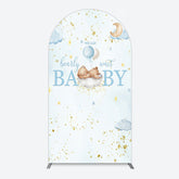 Lofaris Blue Star Night Bearly Wait Baby Shower Arch Backdrop