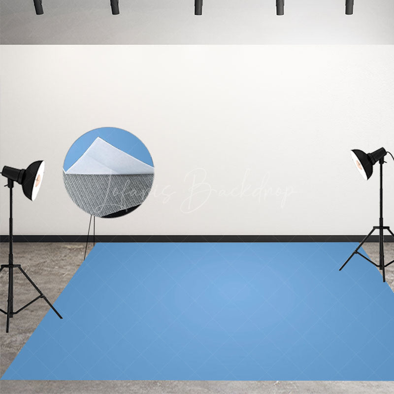 Lofaris Blue Vintage Room Valentines Floral Set Backdrop