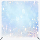 Lofaris Blurred Light Blue Bokeh Square Tension Backdrop