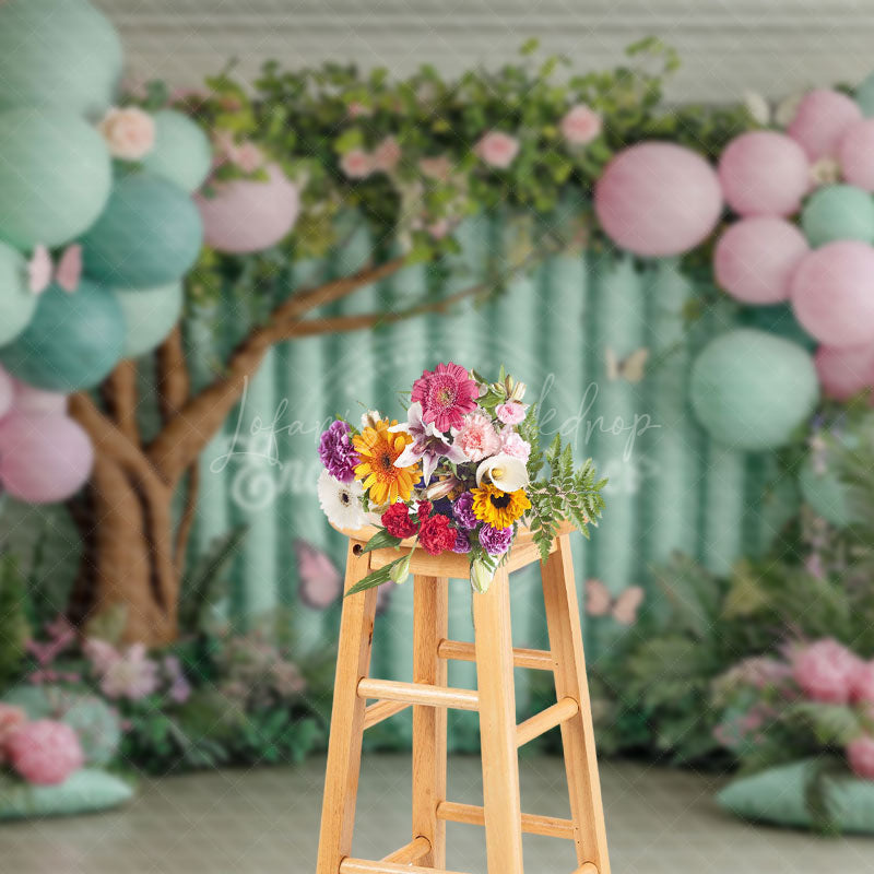 Lofaris Bohemian Willows Pastel Photography Spring Backdrop