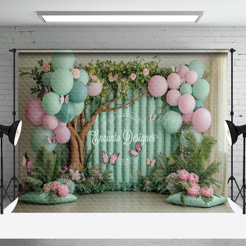 Lofaris Bohemian Willows Pastel Photography Spring Backdrop