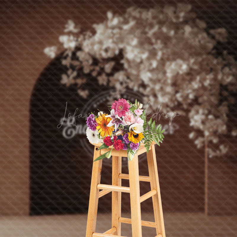 Lofaris Boho Arch Wall Floral Wedding Photography Backdrop