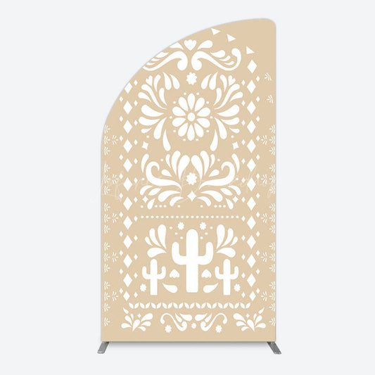 Lofaris Boho Hanukkah Holiday Festival Sweet Half Moon Arch Backdrop