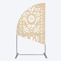 Lofaris Boho Hanukkah Holiday Festival Sweet Half Moon Arch Backdrop