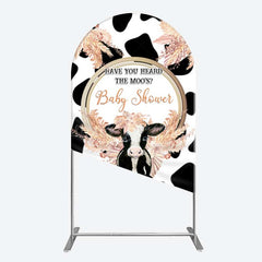 Lofaris Boho Have You Heard The Moos Baby Shower Arch Backdrop