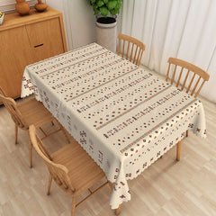 Lofaris Boho Pattern Beige Tablecloth For Dinning Room Decor