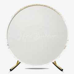 Lofaris Boho Rainbow Round Backdrop for Baby Shower Pampas Grass and Sun Neutral Birthday Party Photo Booth Decor