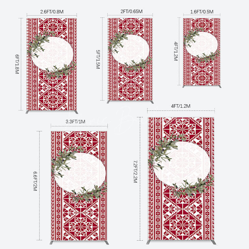 Lofaris Boho Slovakia Pattern Sweet Wedding Rectangle Backdrop