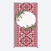 Lofaris Boho Slovakia Pattern Sweet Wedding Rectangle Backdrop