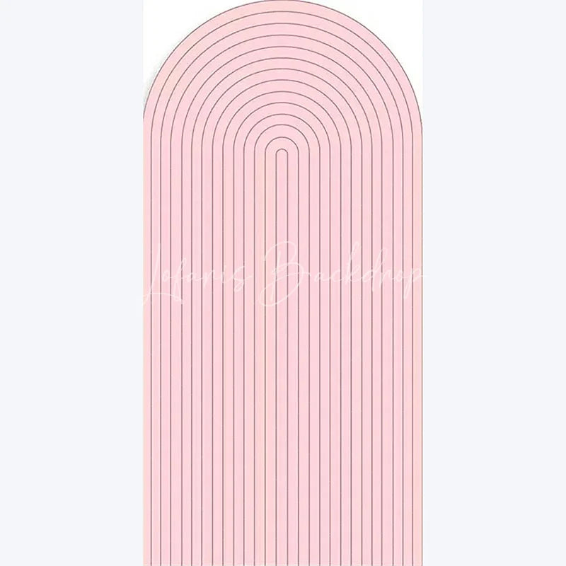 Lofaris Boho Solid Color Wedding Arch Minimalist Backdrop for Baby Shower Ceremony Neutral Tone Photo Background