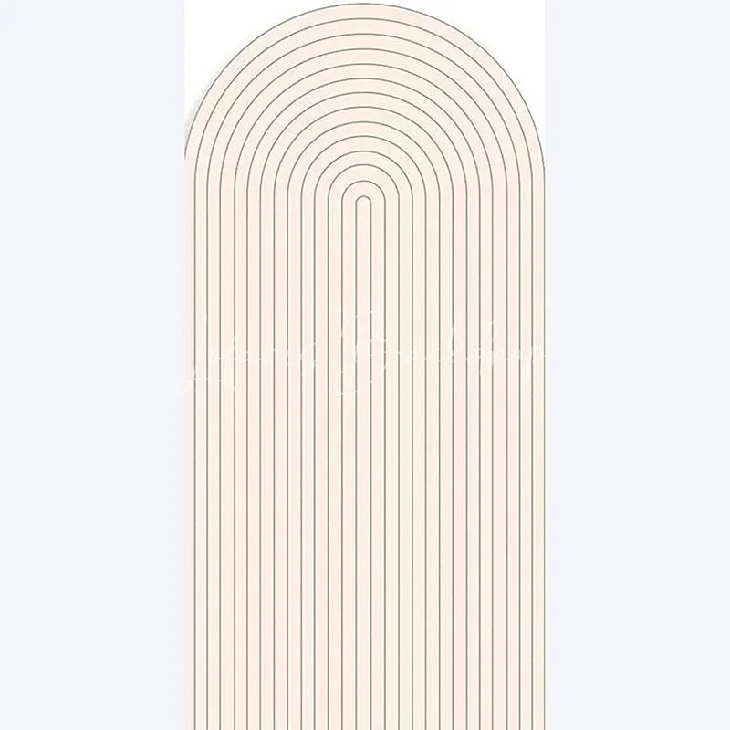 Lofaris Boho Solid Color Wedding Arch Minimalist Backdrop for Baby Shower Ceremony Neutral Tone Photo Background