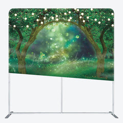 Lofaris Bokeh Light Spring Wonderland Square Tension Backdrop