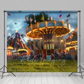 Lofaris Bokeh Lighted Carnival Cake Smash Photo Backdrop