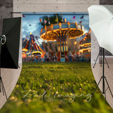 Lofaris Bokeh Lighted Carnival Cake Smash Sweep Backdrop