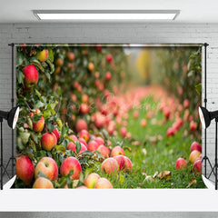 Lofaris Bokeh Summer Falling Apples Photography Backdrop
