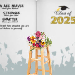 Lofaris Book You Are Braver Stronger Smarter Grad Backdrop