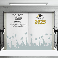Lofaris Book You Are Braver Stronger Smarter Grad Backdrop