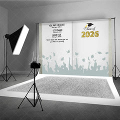 Lofaris Book You Are Braver Stronger Smarter Grad Backdrop