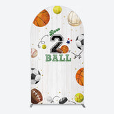 Lofaris Born 2 Ball Boy Birthday Party Arch Backdrop