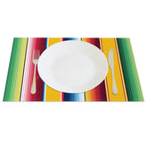 Lofaris Bright Color Mexican Carnival Set of 4 Placemats