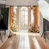 Lofaris Bright Luxurious Auditorium Floral Wedding Backdrop