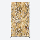 Lofaris Brown Python Skin Pattern Happy Birthday Rectangle Backdrop
