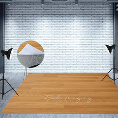 Lofaris Brown Wooden Pattern Fabric Floor Backdrop For Photo