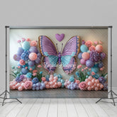 Lofaris Butterfly Elegant Floral Balloons Wedding Backdrop