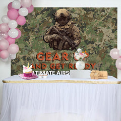 Lofaris Camouflage Soldier Ultimate Airsoft Bash Backdrop