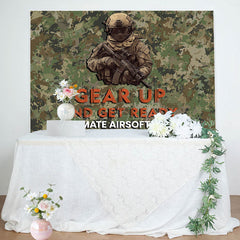 Lofaris Camouflage Soldier Ultimate Airsoft Bash Backdrop