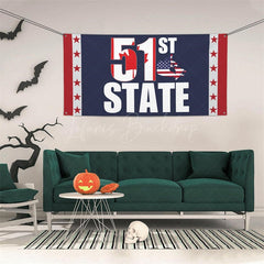 Lofaris Canada 51st State of USA Outdoor Banner