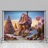 Lofaris Candy Land Fairy Tale World Cake Smash Backdrop