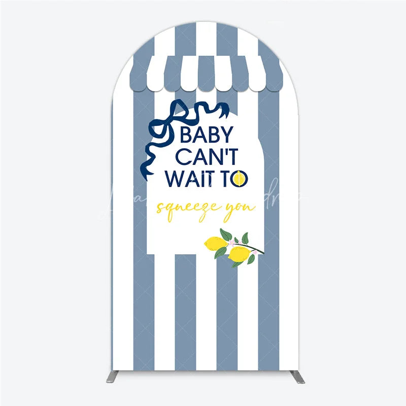 Lofaris Can’t Wait to Squeeze You Arch Backdrop Main Lemon Themed Baby Shower Summer Citrus Party Decor