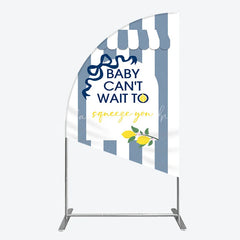 Lofaris Can’t Wait to Squeeze You Half Moon Arch Backdrop Main Lemon Themed Baby Shower Summer Citrus Party Decor