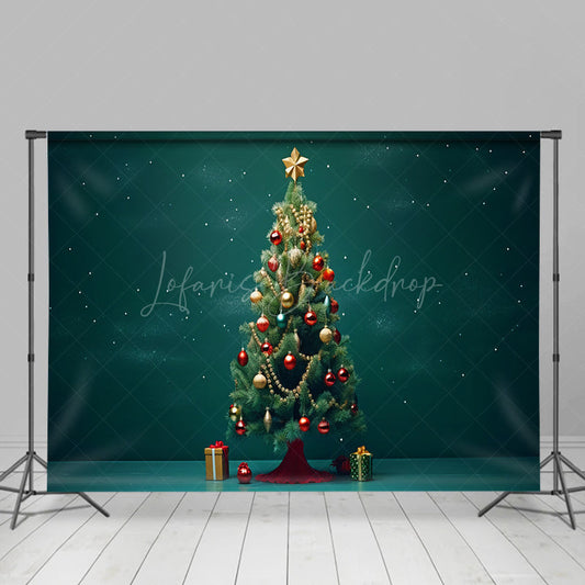Lofaris Cartoon Starlit Sky Cute Christmas Holiday Backdrop