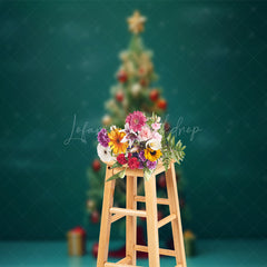 Lofaris Cartoon Starlit Sky Cute Christmas Holiday Backdrop